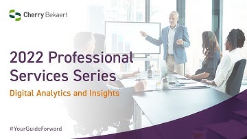 Digital Analytics and Insights for Professional Services Companies