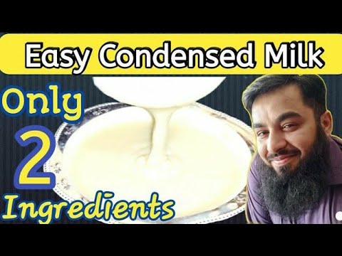 Easy Condensed milk Recipe || Only Two Ingredients Recipe || Noman