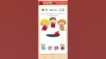 BRAIN TEST LEVEL 101 WALKTHROUGH SOLUTION