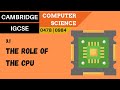 Introduction to the CPU
