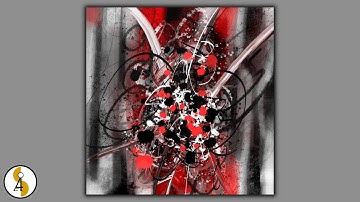 How To Paint Abstract Painting / Time Lapse / Digital Art / Procreate Art / iPad Art / Demo #231