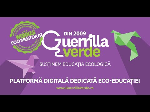 Webinar Eco Mentorat: Voluntariat și dezvoltarea aptitudinilor sustenabile în rândul tinerilor