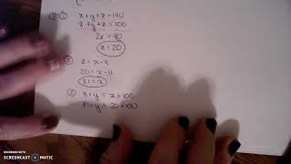 MATH 151 section 8-1 word problems