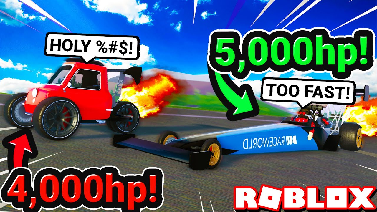 WORLDS FASTEST DRAG CAR Challenge in Drive World! [5000HP+!]
