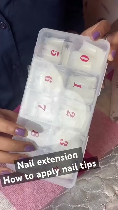 nailextension How Apply Nail Tips nailart naildesign nailtutorial nailextension-how-apply-nail-tips-nailart-naildesign-nailtutorial