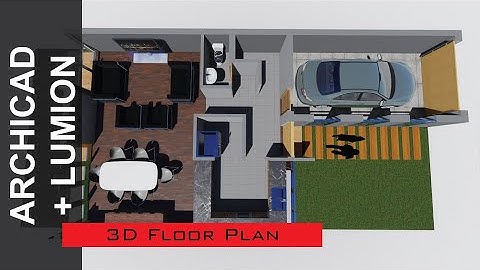How to Create a 3D Floor Plan from ArchiCAD to Lumion