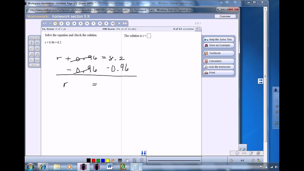 Sec 5.9 Problem 1 - YouTube