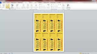 Raffle Ticket Numbering - Ticket numbering with Word and printernumbers.com