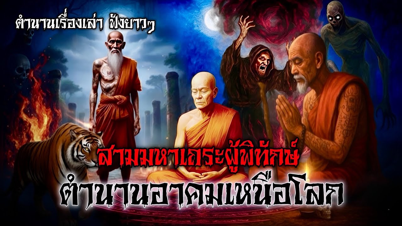 3 มหาเถระ ผู้พิทักษ์ป่า ตำนานอาคมเหนือโลก | เรื่องเล่าเขย่าปอด