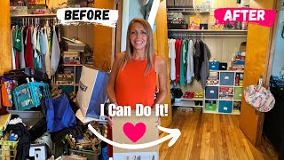 I thought I was Too Messy to Organize | Kids Closet Transformation