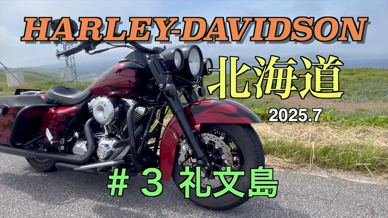 【ハーレーダビッドソン】2025北海道ツーリング＃３礼文島