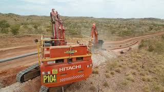 Time lapse construction of the Northern Gas Pipeline