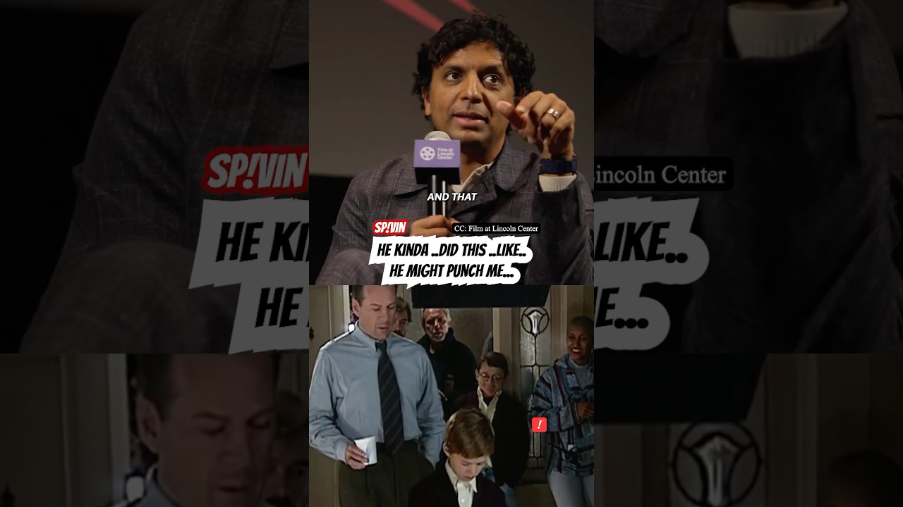 M Night Shyamalan shares a story of Bruce Willis on the sets of The Sixth Sense….