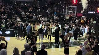 Deamon Deac on the Harley brings out the 2025 Wake Forest Basketball Team 