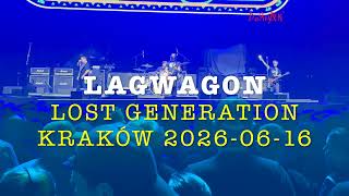 Lagwagon, Lost generation, Kraków 2026-06-16