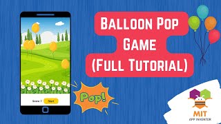 Balloon Pop Game in MIT App Inventor | MIT App Inventor Balloon Pop Game #appinventor #poptheballoon screenshot 3
