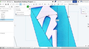 Laser Cut Snowflake Mini-Challenge: Modeling Your Snowflake using OnShape