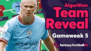 FPL 22/23 | ALGORITHM TEAM REVEAL - GW5 Team Selection | Eddie vs The Algorithm