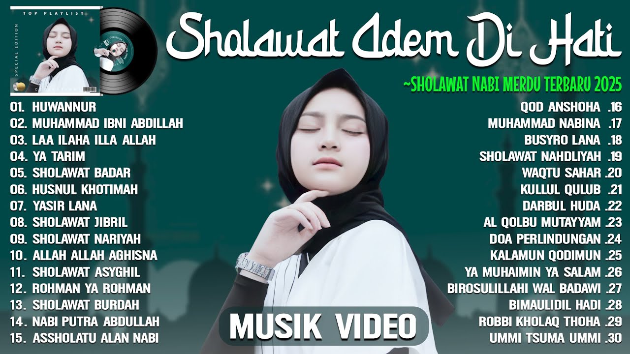SHOLAWAT NABI MERDU BIKIN ADEM DI HATI | PALING ENAK DIDENGAR ​| SHOLAWAT NABI MERDU TERBARU 2025