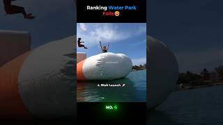 Ranking Water Park Fails 😂 #funny #shorts #fails