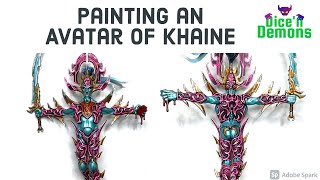 Painting an Avatar of Khaine