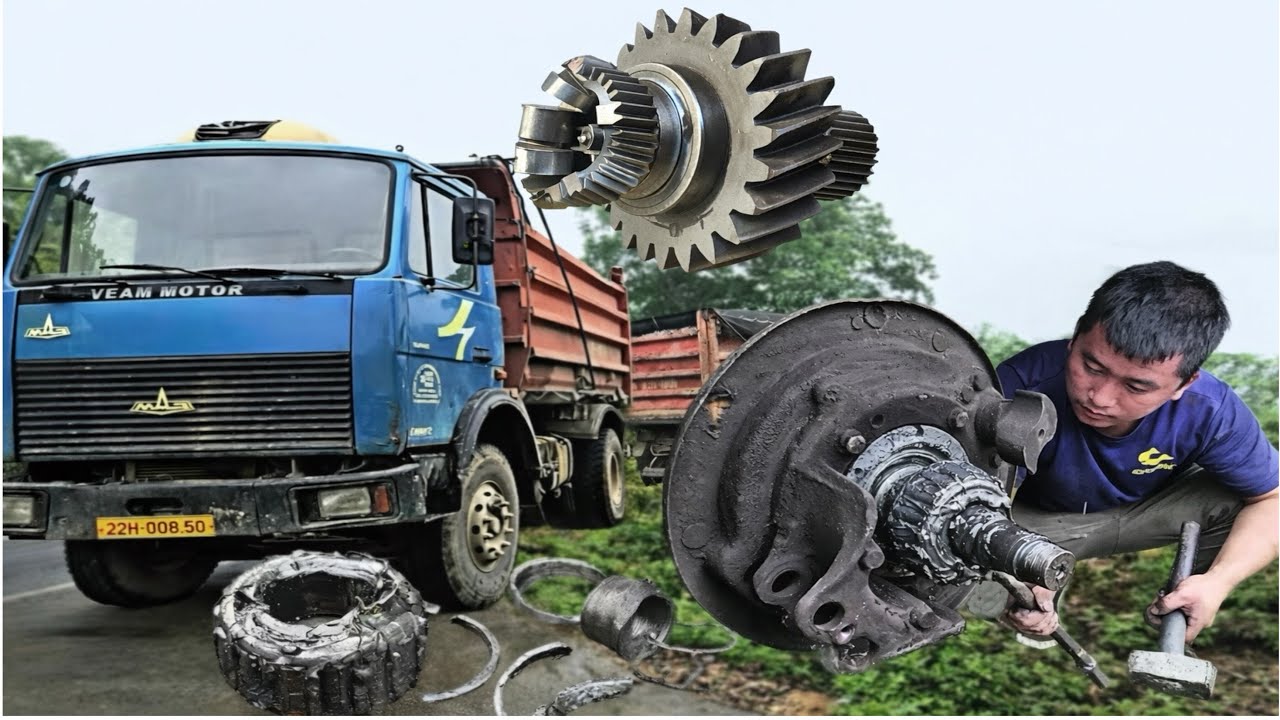 Truck Spline Gear Completely Failed — Watch the Full Restoration