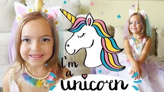 Unicorn Costume with Unicorn Hair, Makeup & Jewelry | Crazy8Family