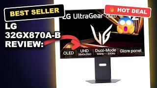 LG 32GX870A B Review 32 Inch 4K 240Hz OLED Gaming Monitor with Ultra Fast Response Time