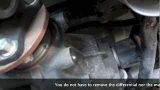Ralliart Differential Positive Power Bushing Install - Whiteline KDT909