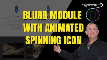 Divi Theme Blurb Module With Spinning Icon 👈👈👈