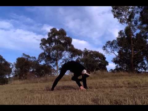 Upside down splits