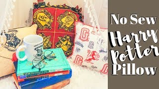 NO SEW PILLOW | Harry Potter DIY Pillow Using Handkerchiefs 2019