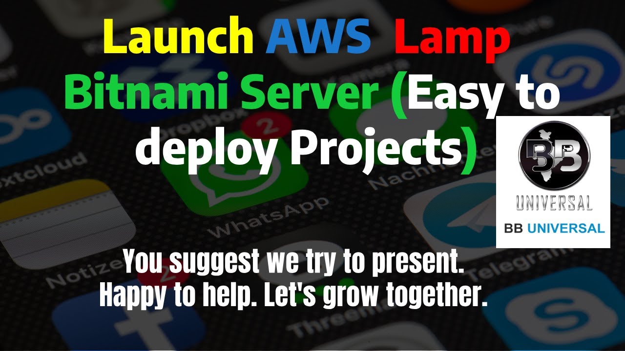 Launch AWS Lamp Bitnami Server | Easy to deploy Projects | Free Tier ...