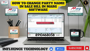 How to change Party Name in sale bill in Marg Software