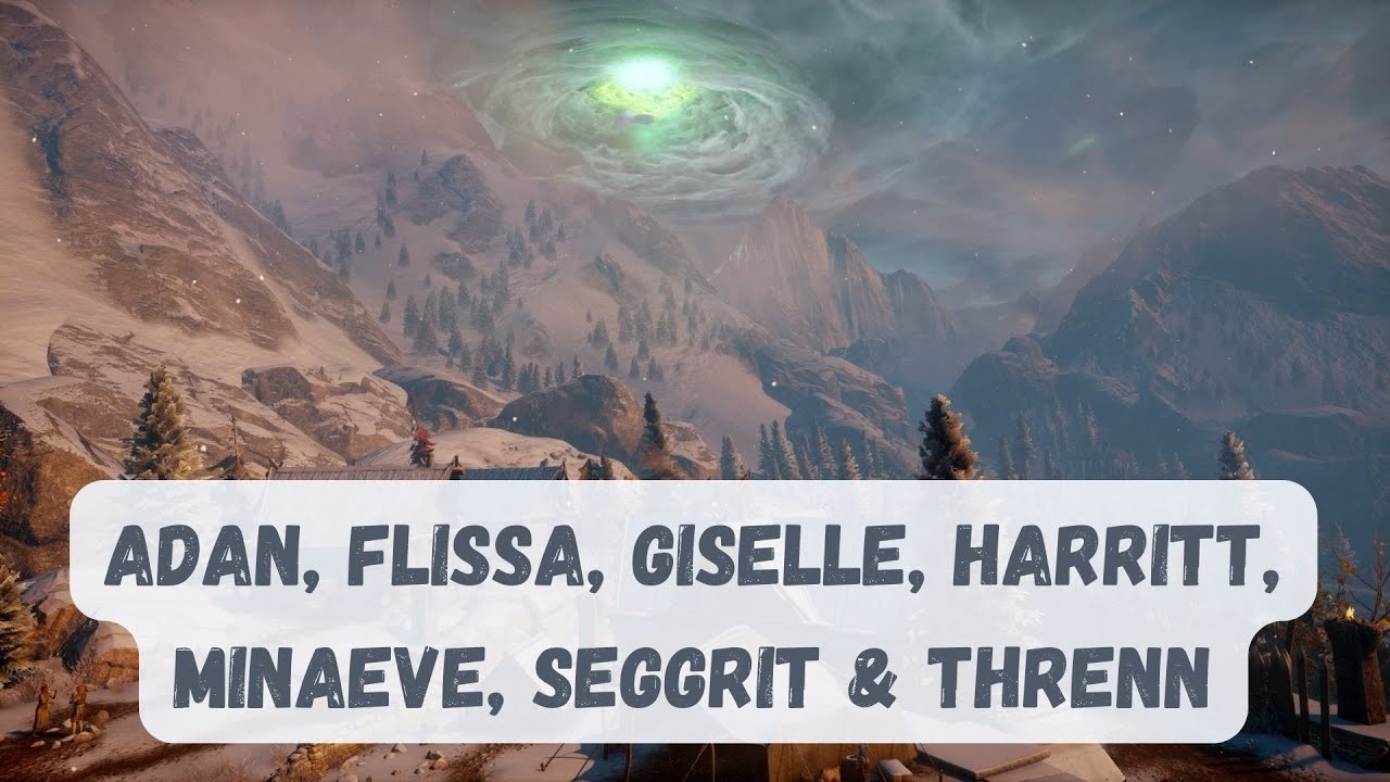 Dragon Age Inquisition - Darse - Adan, Flissa, Giselle, Harritt, Minaeve, Seggrit & Threnn
