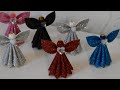 Ангел из фоамирана на Новогоднюю Елку./ DIY Christmas Angel