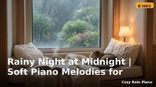 Rainy Night at Midnight | Soft Piano Melodies for Sleep and Relaxation screenshot 3