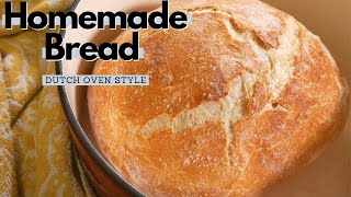 Easy| Soft Inside| Homemade Dutch Oven Bread| Ep 2-March Madness Series