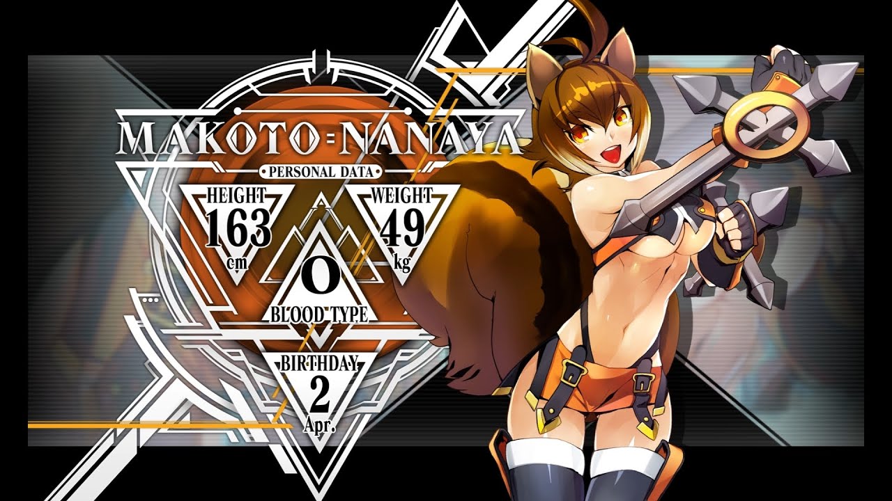BlazBlue Central Fiction Makoto Arcade Story All Acts Full