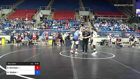 117 Lbs Round Of 64 - Shayla Gallegos, Colorado Vs...