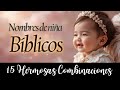15 Nombres Bíblicos de Niña con Significado Hermoso ✨ | Elegantes y Llenos de Fe para tu Bebé