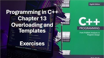 Programming in C++ Part 2: Chapter 13 Overloading and Templates Exercises 13-2