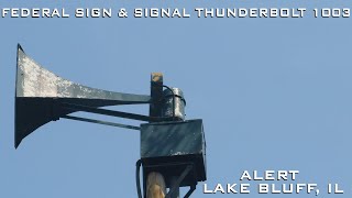 Federal Sign & Signal Thunderbolt 1003 - Alert - Lake Bluff, IL