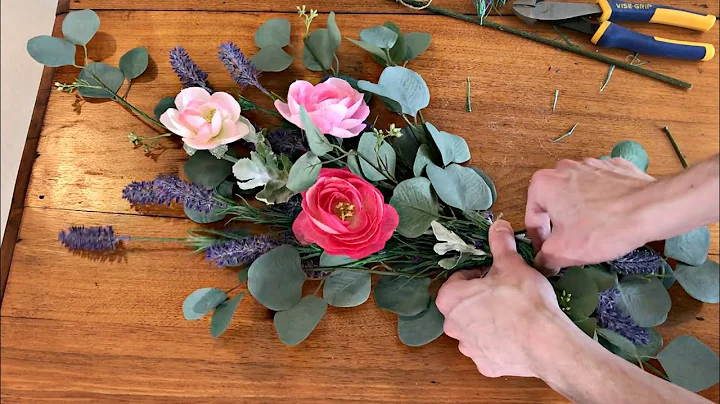 Spring Swag Decor - How To Make A Swag