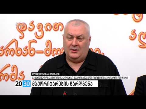 მაჟორიტარების წარდგენა  /2030 (08.08.2016.)/