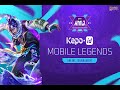 Kepoid mobile legend online tournament  playoff