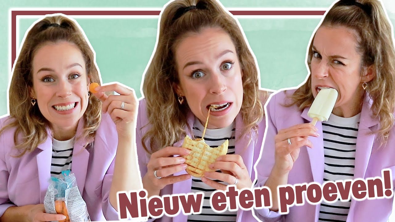 NIEUWSTE SMAAK KRUIDNOTEN, IJSJES VAN RUBBER, EN LEKKERSTE KOEK OOIT?! 🤤🍫🍦 || NEW FOOD GOOD MOOD