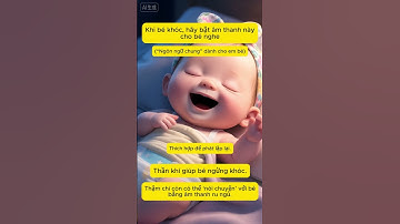 🎶Nghe nói chỉ cần bật âm thanh này…Em bé đang khóc cũng nín,đang quấy cũng ngủ say luôn #mẹonuôicon