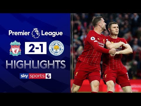 Milner scores last minute penalty! | Liverpool 2-1 Leicester | Premier League Highlights