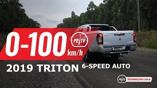 2019 Mitsubishi Triton GLS 0-100km/h & engine sound